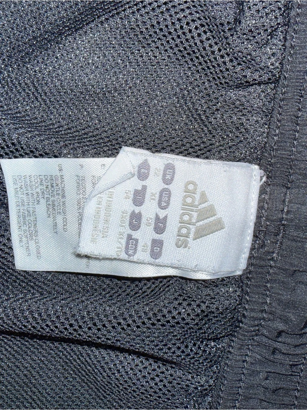 adidas Black Track pants with Blue Side Stripes